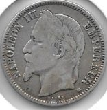 Monedas - Europa - Francia - 806.2 - 1867 - Francos - Plata