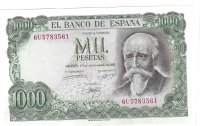 Billetes - EspaÃ±a - Estado EspaÃ±ol (1936 - 1975) - 1000 ptas - 522 - SC - 1971 - Num.ref: 6u5783561