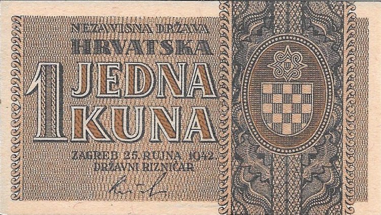 Billetes - Europa - Croacia - 7 - SC - 1942 - kuna - Num.ref:AV115541 - Click en la imagen para cerrar