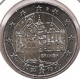 2€ - Alemania - SC - Año 2010 - Bremen - 5 monedas - 5 cecas