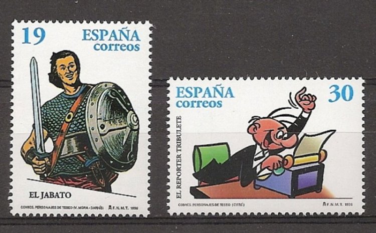 Sellos - Países - España - 2º Cent. (Series Completas) - Juan Carlos I - 1996 - 343546 - ** - Click en la imagen para cerrar