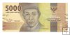 Billetes - Asia - Indonesia - 156a - SC - 2016 - 5000 rupias - Num.ref: 2FD299242