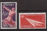 Sellos - Países - España - 2º Cent. (Series Completas) - Estado Español - 1966 - 1765/66 - **