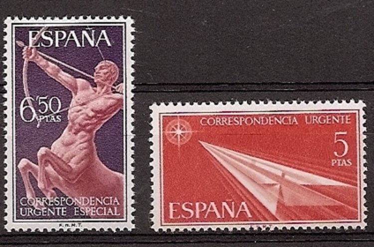 Sellos - Países - España - 2º Cent. (Series Completas) - Estado Español - 1966 - 1765/66 - ** - Click en la imagen para cerrar