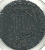 Monedas - España - Isabel II (1833 - 1868) - 208 - Año 1846 - Catalunya - 6 Quart