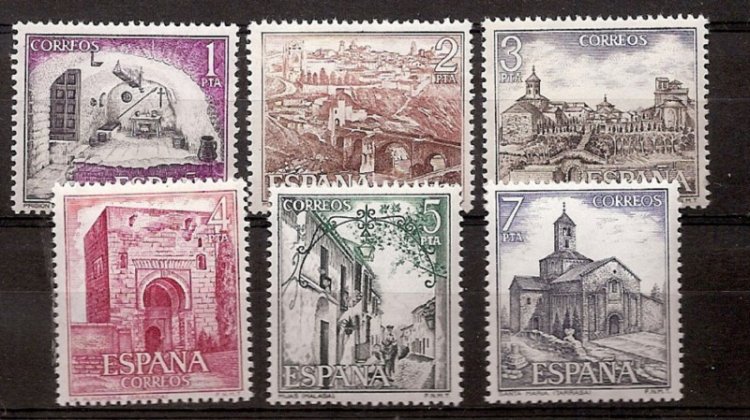 Sellos - Países - España - 2º Cent. (Series Completas) - Estado Español - 1975 - 2266/71 - ** - Click en la imagen para cerrar