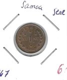 Monedas - Oceania - Samoa - 1 - 1967 - sene