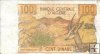 Billetes - Africa - Argelia - 128 - MBC- - Año 1970 - 100 Dinars - num ref: 72458892