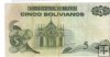 Billetes - America - Bolivia - 209 - BC+ - 1993 - 5 bolivianos - Num.ref: 00716430C