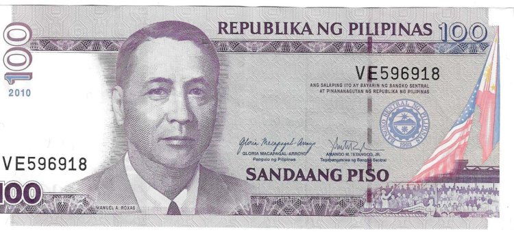 Billetes - Asia - Filipinas - 194B - EBC - 2010 - 100 piso - Num.ref: VE596918 - Click en la imagen para cerrar