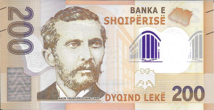 Billetes - Europa - Albania - - sc - 2017 - 200 leke - Num.ref: AA0951205 - Click en la imagen para cerrar