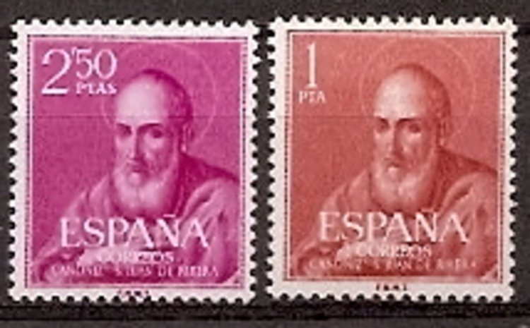 Sellos - Países - España - 2º Cent. (Series Completas) - Estado Español - 1960 - 1292/93 - ** - Click en la imagen para cerrar