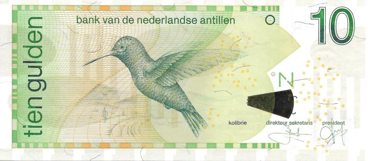 Billetes - America - Antillas Holandesas - 28d - S/C - Año 2006 - 10 Gulden - num ref: 2175860880 - Click en la imagen para cerrar