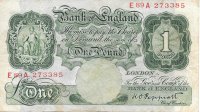 Billetes - Europa - Gran Bretaña - 369 - MBC - Año 1948-60 - Pound - num ref: E89A273385