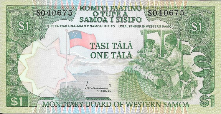 Billetes - Oceania - Samoa - 19cS - sc - 2020 - 5 tala - Num.ref: S040675 - Click en la imagen para cerrar