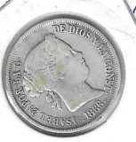 Monedas - EspaÃ±a - Isabel II (1833 - 1868) - 426 - 1866 - 40 ct escudo - plata - Madrid