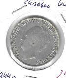 Monedas - America - CuraÃ§ao - 45 - 1944D - gulden - plata