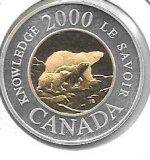 Monedas - America - Canada - 399a - Año 2000 - 2 dollares - plata - PROOF