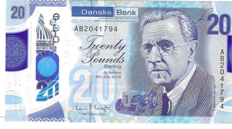 Billetes - Europa - Irlanda del Norte - W215 - SC - 2019 - 20 pounds - Num.ref: AB2041794 - Click en la imagen para cerrar