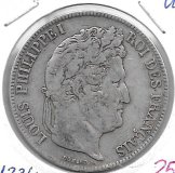 Monedas - Europa - Francia - 820.1 - 1834B - 5 francos - plata - Rouen