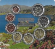 Monedas - Euros - Estuches Oficiales - Andorra - - FDC - 2021 - Coleccion 8 monedas