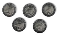 Monedas - Euros - 2€ - Alemania - - SC - 2024 - Mecklenburg - Conjunto 5 monedas