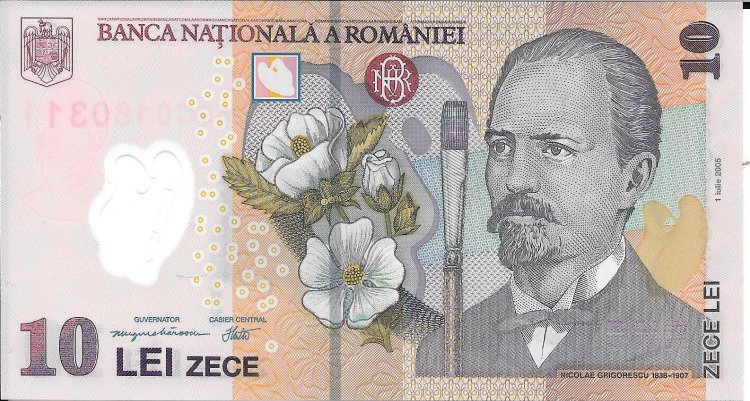 Billetes - Europa - Rumania - 119a - sc - 2005 - 10 lei - Num.ref: 059C018031 - Click en la imagen para cerrar