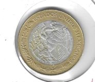 Monedas - America - Mexico - 553 - 1995 - 10 nuevos pesos - plata