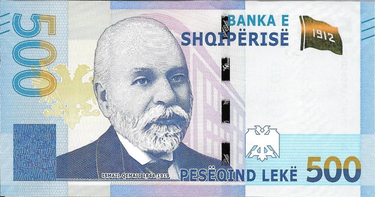 Billetes - Europa - Albania - W77 - SC - 2020 - 500 leke - Num.ref:DB8502864 - Click en la imagen para cerrar