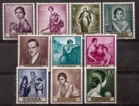 Sellos - Países - España - 2º Cent. (Series Completas) - Estado Español - 1965 - 1657/66 - **