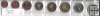 Monedas - Euros - Colección en tiras - Chipre - SC - 2010 - Coleccion 8 monedas