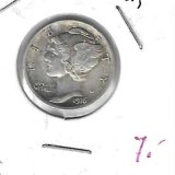 Monedas - America - Estados Unidos - 140 - 1916 - dime - plata