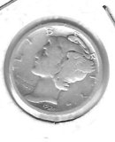 Monedas - America - Estados Unidos - 140 - 1924 - dime - plata