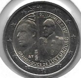 Monedas - Euros - 2€ - Luxemburgo - Año 2017 - Guillermo III