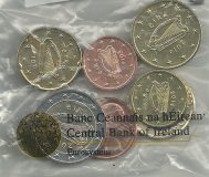 Monedas - Euros - Colección en tiras - Irlanda - Año 2014 - 8 monedas