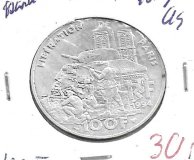 Monedas - Europa - Francia - 1045.1 - 1994 - 100 francos - plata