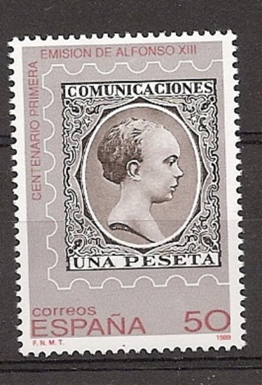 Sellos - Países - España - 2º Cent. (Series Completas) - Juan Carlos I - 1989 - 3024 - ** - Click en la imagen para cerrar