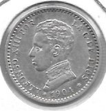 Monedas - EspaÃ±a - Alfonso XIII ( 17-V-1886/14-IV) - 45 - 1904 - 50 Centimos - Plata