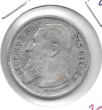 Monedas - Europa - Belgica - 58.1 - 1904 - 2 francs - plata