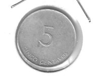 Monedas - America - Cuba - 413 - 1988 - 5 ct