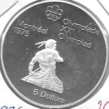 Monedas - America - Canadá - 92 - Año 1976 - 5 dolares - plata