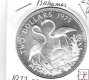 Monedas - America - Bahamas - 23 - 1973 - 2 dolares - plata