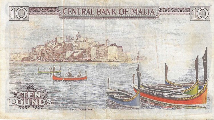 Billetes - Europa - Malta - 33 - MBC - 1967 - 10 liri - Num.ref: 792454 - Click en la imagen para cerrar