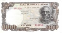 Billetes - Africa - Guinea ecuatorial - 16 - EBC - 1979 - 1000 bipkele - Num.ref: 464756