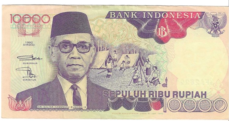 Billetes - Asia - Indonesia - 131 - MBC - 1992 - 10000 rupias - Num.ref: GFA262213 - Click en la imagen para cerrar