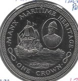 Monedas - Europa - Isla de Man - 97 - 1982 - crown - plata