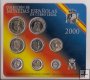 España - Juan Carlos I (pesetas) - Estuches oficiales - Año 2000 - Colección Anual