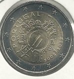 2€ - Portugal - 2012 - 10º Anviersario Circulación del euro