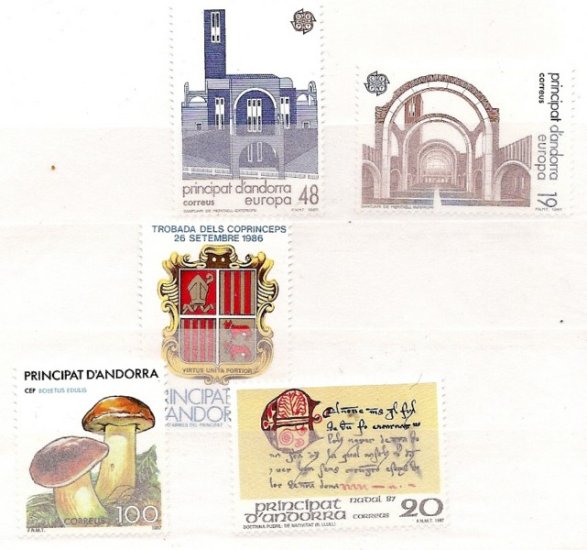 Andorra - Correo Español - Años completos - 1987 - ** - Click en la imagen para cerrar