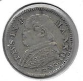 Monedas - Europa - Vaticano - 1386.1 - 1869 - 10 soldi - plata